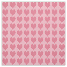 Tela Patrón de Corazones Rosas