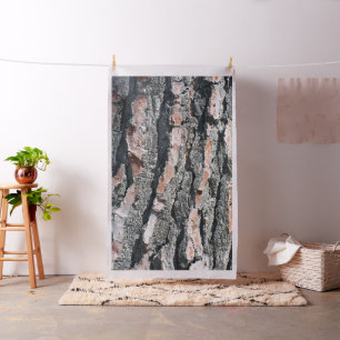 Tela Patrón de corteza de pino