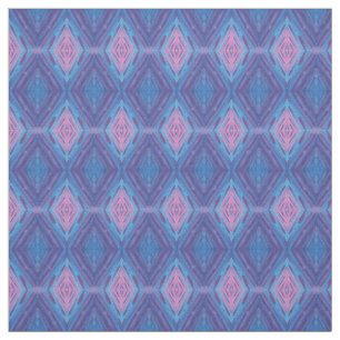 Tela Patrón de cristales rosas y azules