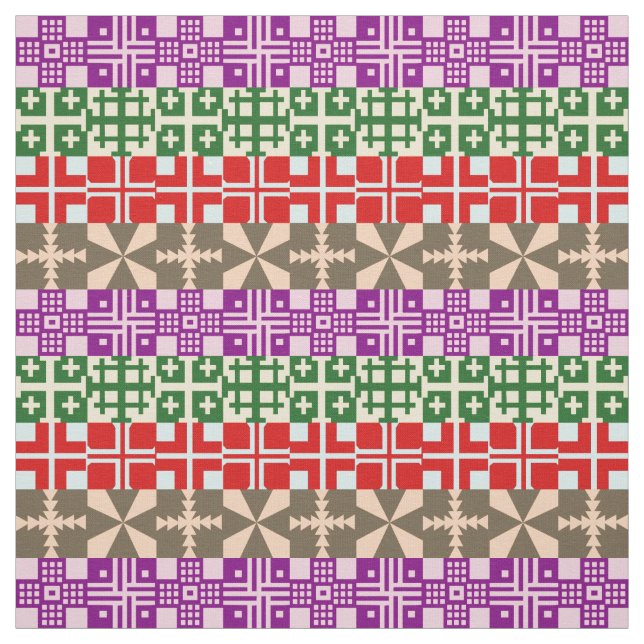 Tela Patrón de cruces cristianas 1 (Retal)