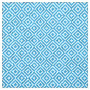 Tela Patrón de cuadradas de diamantes azul de Azure de