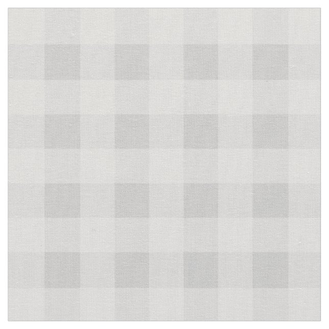 Tela Patrón de Cuadro de Gingham Gris Chic (De cerca)
