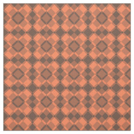 Tela Patrón de cuadros Argyle marrón coral