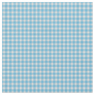 Tela Patrón de Cuadros Gingham Azul Cielo Claro  