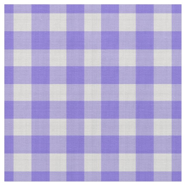 Tela patrón de cuadros morado medio (De cerca)