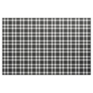 Tela Patrón de Cuadros Negro Blanco