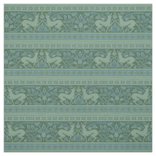 Tela Patrón de Deco Nouveau de perro naturaleza animal