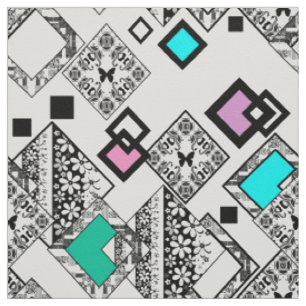 Tela Patrón de decoración ornamental moderno abstracto