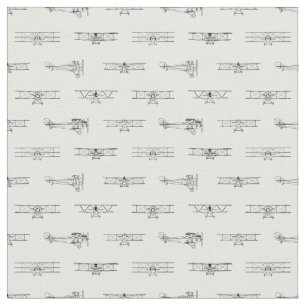 Tela Patrón de diagramas de planos de aviones antiguos