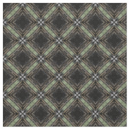 Tela Patrón de diamantes de baldosa negra, verde y gris