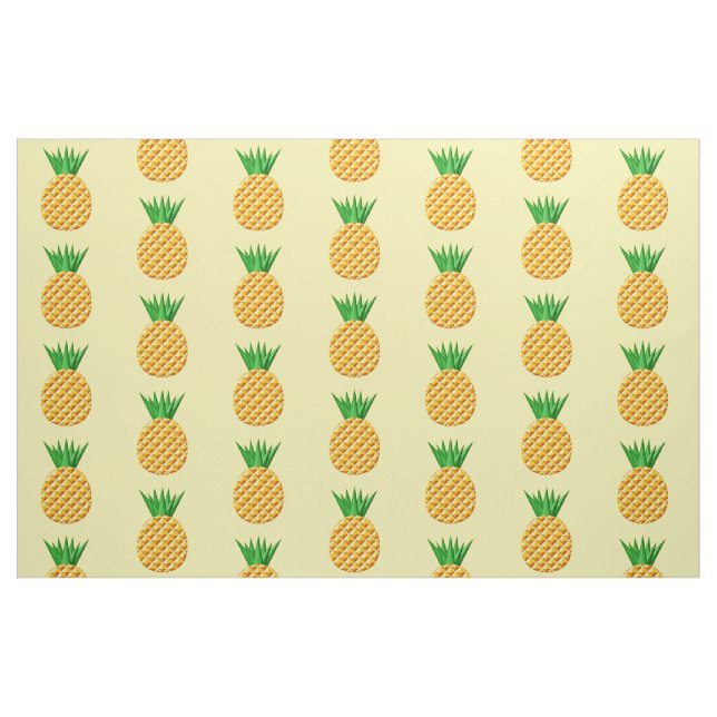 Tela Patrón de dibujo de piña de época ("Cuarto gordo" (fat quarter))