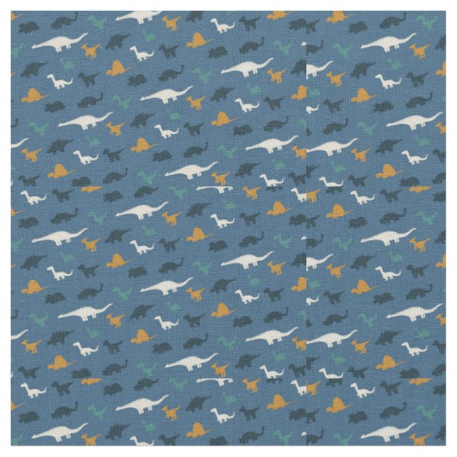 Tela Patrón de dinosaurio espacial (De cerca)