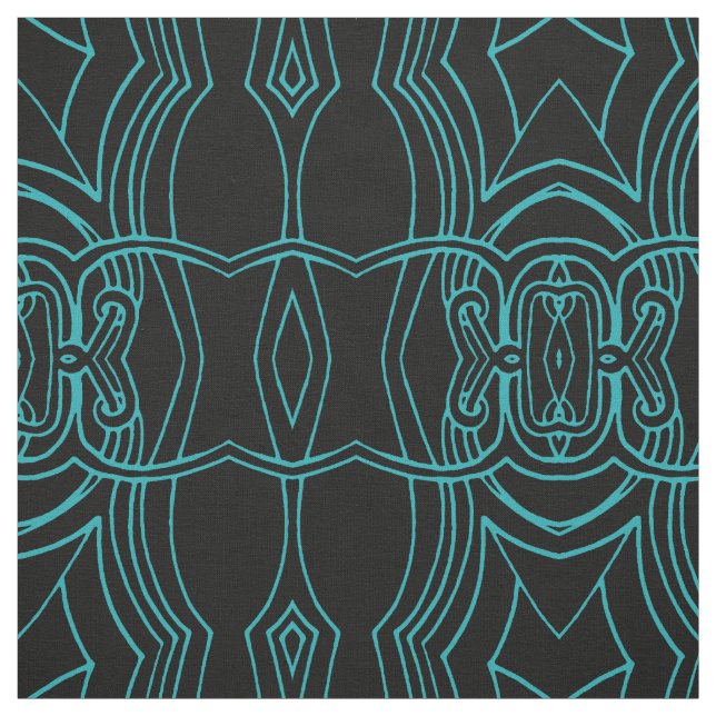 Tela Patrón de diseño de arte de línea (Retal)
