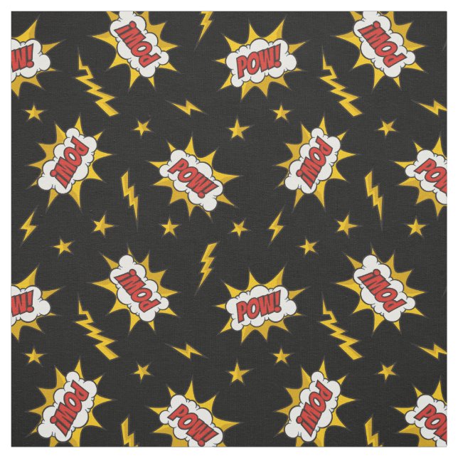 Tela Patrón de efecto de sonido de comic (Retal)