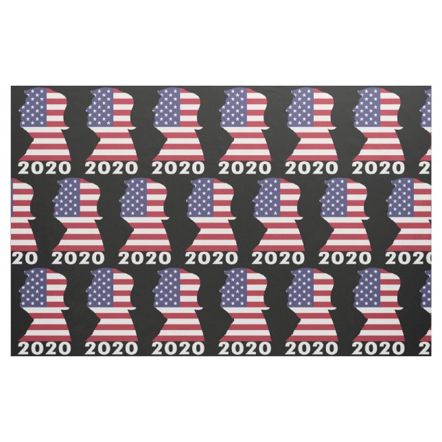Tela Patrón de elecciones Trump 2020 ("Cuarto gordo" (fat quarter))