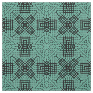 Tela Patrón de encaje geométrico negro en la espalda tu