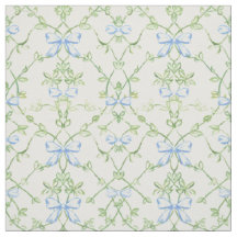 Patrón de enrejado floral verde azul