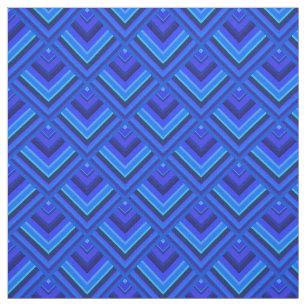 Tela Patrón de escala de franjas azules