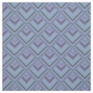 Tela Patrón de escala de franjas de color azul-gris