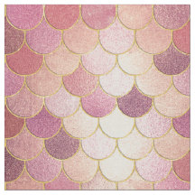 Patrón de escala de sirena de Rosa Gold Shimmer