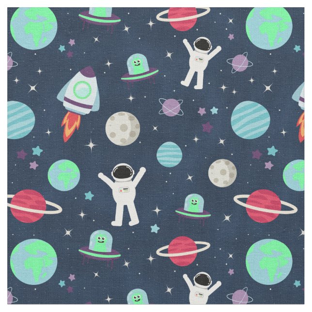 Tela Patrón de espacio (De cerca)