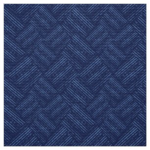 Tela Patrón de espiga de textura azul monocromo.