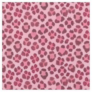 Tela Patrón de Estampado de Leopardo Rosa