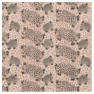 Tela Patrón de estampado de leopardo rosa – Animal chic