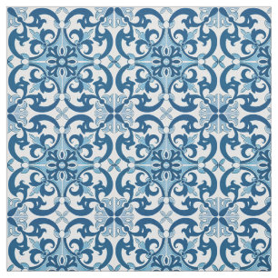 Tela Patrón de estilo Azulejo Fleur De Lis