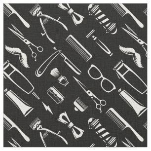 Tela Patrón de estilo del cabello del taller de barras