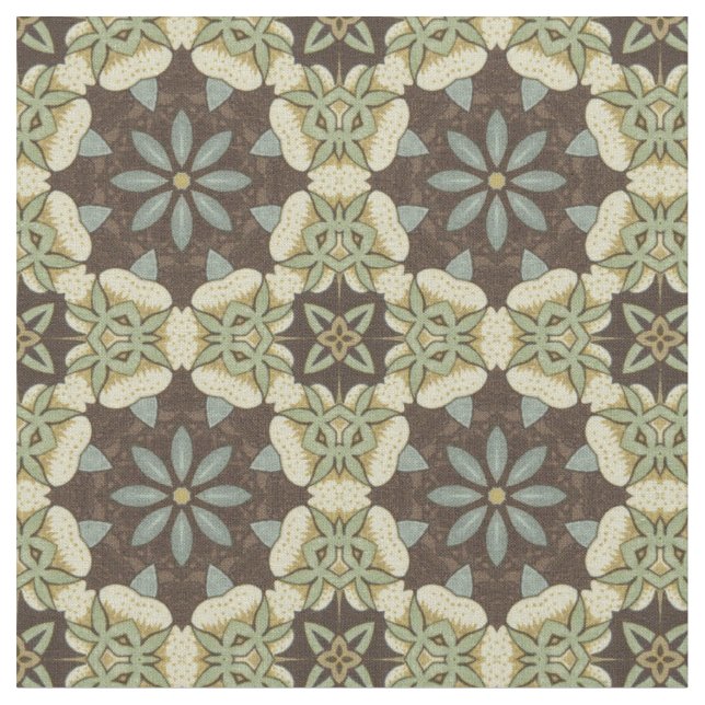 Tela Patrón de estilo victoriano de William Morris (De cerca)