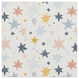 Tela Patrón de estrella divertida