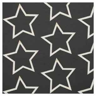 Tela Patrón de estrella negra