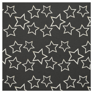 Tela Patrón de estrella negra