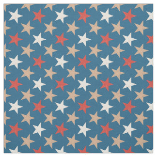 Tela Patrón de estrellas americanas patrióticas