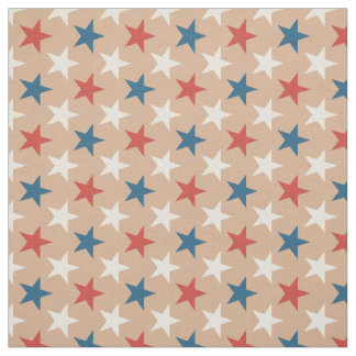 Tela Patrón de estrellas patrióticas americanas