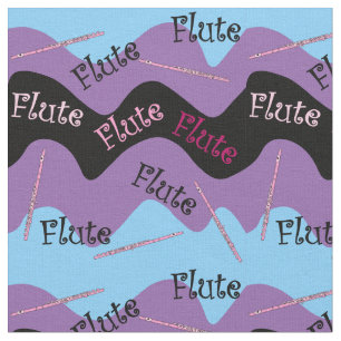 Tela Patrón de flauta rosada