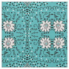 Tela patrón de flor