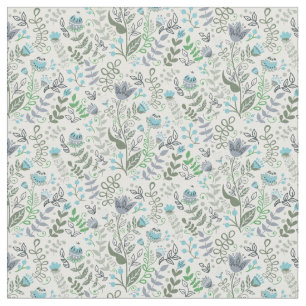 Tela Patrón de flor sinusal del arte folclórico polaco