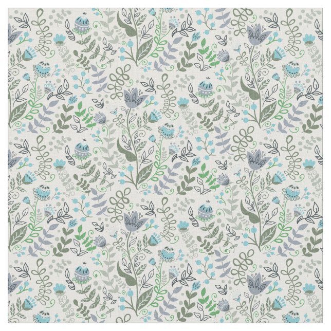 Tela Patrón de flor sinusal del arte folclórico polaco (De cerca)