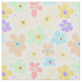 Tela Patrón de flores de pasto floral