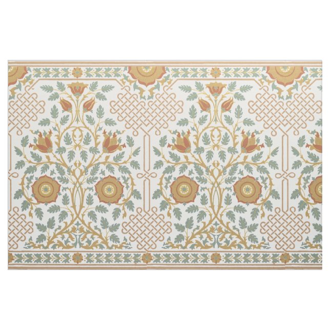 Tela Patrón de flores Rosa de estilo estético ("Cuarto gordo" (fat quarter))