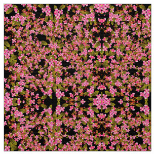 Tela Patrón de flores rosadas