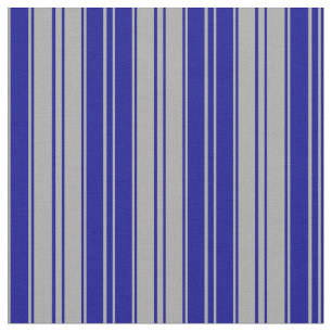 Tela Patrón de franjas azul oscuro y gris oscuro