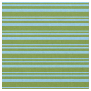 Tela Patrón de franjas azul y verde