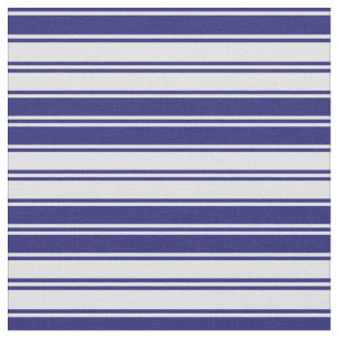 Tela Patrón de franjas azules de medianoche