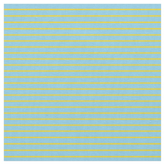 Tela Patrón de franjas azules y amarillas (De cerca)