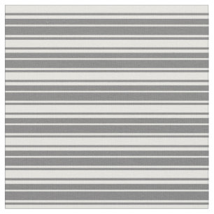 Tela Patrón de franjas de color gris oscuro y blanco