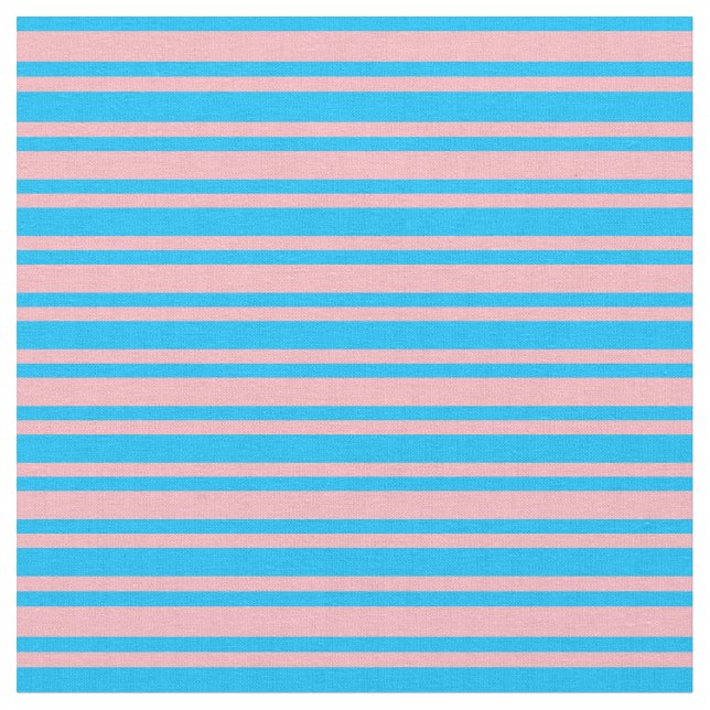 Tela Patrón de franjas/líneas azules de cielo profundo  (De cerca)