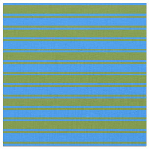 Tela Patrón de franjas/líneas azules y verdes